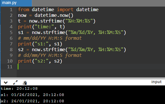 Модуль datetime в Python