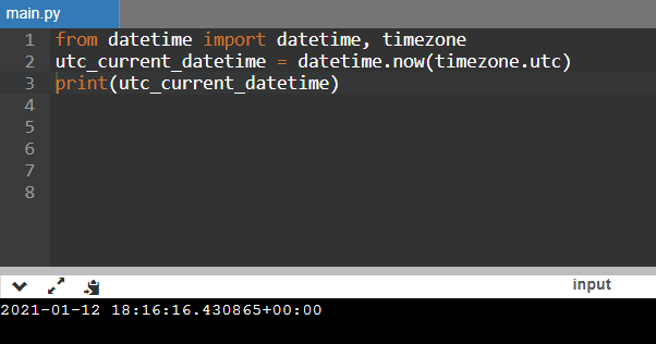 Текущая дата и время в Python OTUS