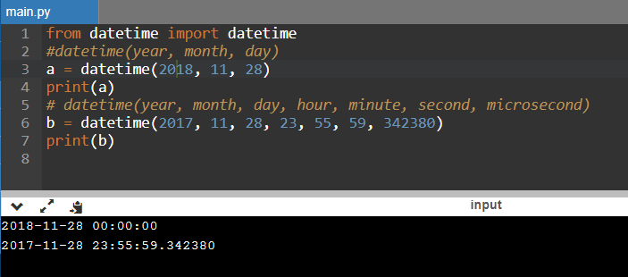 Модуль datetime в Python