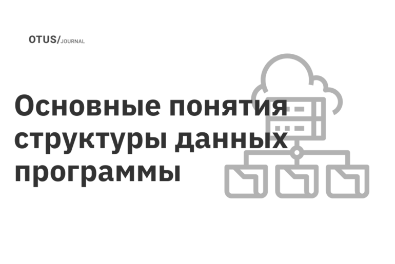 Основные понятия структуры данных программы Основные понятия структуры данных программы