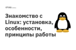 Знакомство с Linux: установка, особенности, принципы работы Знакомство с Linux: установка, особенности, принципы работы