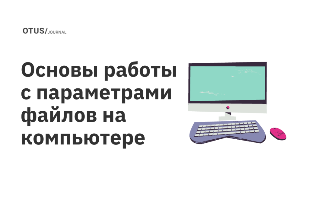 Основы работы с параметрами файлов на компьютере Основы работы с параметрами файлов на компьютере
