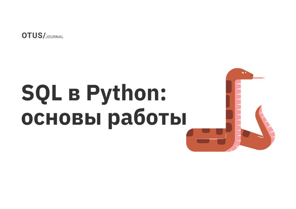 SQL в Python: основы работы SQL в Python: основы работы