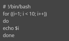 Циклы в Bash