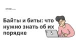 Байты и биты: что нужно знать об их порядке Байты и биты: что нужно знать об их порядке