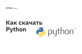 Как скачать Python OTUS