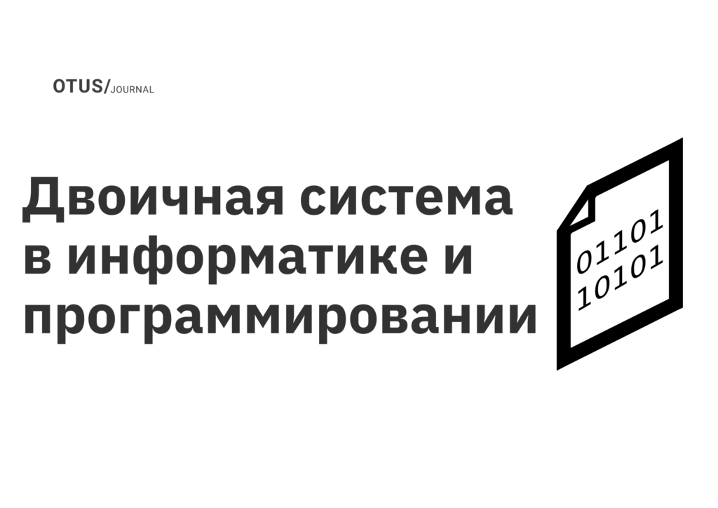 Двоичная система в информатике и программировании