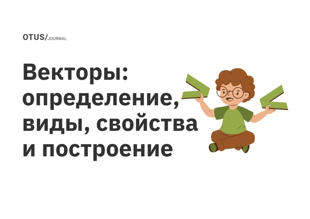 Векторы: определение, виды, свойства и построение